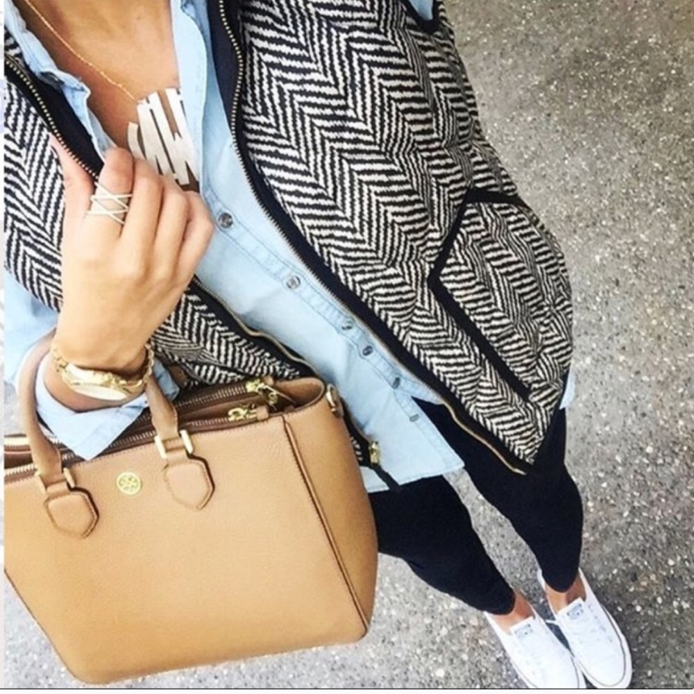 Herringbone Quilted Puffer Vest